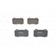 Jeu de 4 plaquettes de frein avant BOSCH 0 986 494 393 - Visuel 1