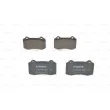 Jeu de 4 plaquettes de frein avant BOSCH 0 986 494 393 - Visuel 3
