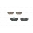 Jeu de 4 plaquettes de frein avant BOSCH 0 986 494 394 - Visuel 1