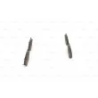 Jeu de 4 plaquettes de frein avant BOSCH 0 986 494 394 - Visuel 2
