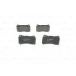 Jeu de 4 plaquettes de frein avant BOSCH 0 986 494 395 - Visuel 3