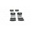 Jeu de 4 plaquettes de frein avant BOSCH 0 986 494 398 - Visuel 1