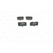 Jeu de 4 plaquettes de frein avant BOSCH 0 986 494 398 - Visuel 3