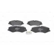 Jeu de 4 plaquettes de frein avant BOSCH 0 986 494 408 - Visuel 1