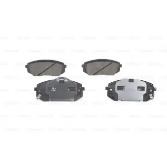 Jeu de 4 plaquettes de frein avant BOSCH 0 986 494 422