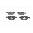 Jeu de 4 plaquettes de frein avant BOSCH 0 986 494 429 - Visuel 1