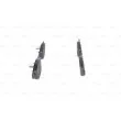 Jeu de 4 plaquettes de frein avant BOSCH 0 986 494 429 - Visuel 2