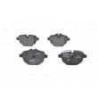 Jeu de 4 plaquettes de frein arrière BOSCH 0 986 494 432 - Visuel 3