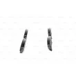 Jeu de 4 plaquettes de frein avant BOSCH 0 986 494 433 - Visuel 2