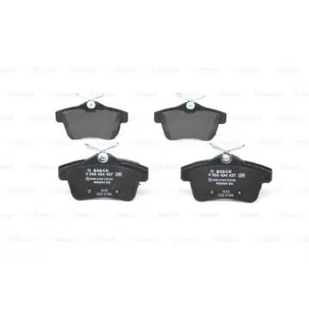 Jeu de 4 plaquettes de frein arrière BOSCH 0 986 494 437