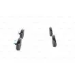 Jeu de 4 plaquettes de frein avant BOSCH 0 986 494 441 - Visuel 2