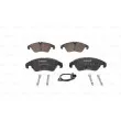 Jeu de 4 plaquettes de frein avant BOSCH 0 986 494 456 - Visuel 1