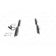 Jeu de 4 plaquettes de frein avant BOSCH 0 986 494 456 - Visuel 2