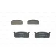 Jeu de 4 plaquettes de frein avant BOSCH 0 986 494 457 - Visuel 3