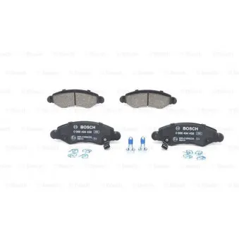 Jeu de 4 plaquettes de frein avant BOSCH 0 986 494 458