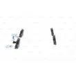 Jeu de 4 plaquettes de frein avant BOSCH 0 986 494 458 - Visuel 2