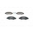 Jeu de 4 plaquettes de frein avant BOSCH 0 986 494 458 - Visuel 3