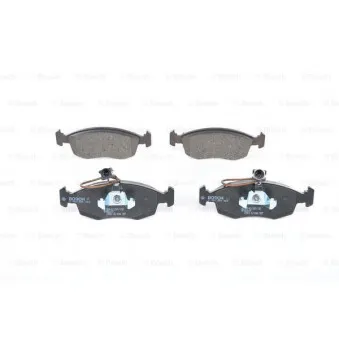 Jeu de 4 plaquettes de frein avant BOSCH 0 986 494 463