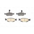Jeu de 4 plaquettes de frein avant BOSCH 0 986 494 463 - Visuel 3