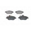 Jeu de 4 plaquettes de frein avant BOSCH 0 986 494 464 - Visuel 1
