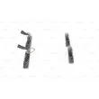 Jeu de 4 plaquettes de frein avant BOSCH 0 986 494 464 - Visuel 2