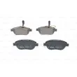 Jeu de 4 plaquettes de frein avant BOSCH 0 986 494 464 - Visuel 3