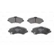 Jeu de 4 plaquettes de frein avant BOSCH 0 986 494 493 - Visuel 1