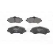 Jeu de 4 plaquettes de frein avant BOSCH 0 986 494 493 - Visuel 3