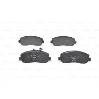 Jeu de 4 plaquettes de frein avant BOSCH 0 986 494 498