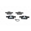 Jeu de 4 plaquettes de frein avant BOSCH 0 986 494 527 - Visuel 1