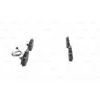 Jeu de 4 plaquettes de frein avant BOSCH 0 986 494 527 - Visuel 2