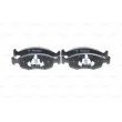 Jeu de 4 plaquettes de frein avant BOSCH 0 986 494 537 - Visuel 1