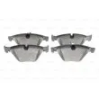 Jeu de 4 plaquettes de frein avant BOSCH 0 986 494 549 - Visuel 3