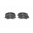 Jeu de 4 plaquettes de frein avant BOSCH 0 986 494 563 - Visuel 1