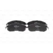 Jeu de 4 plaquettes de frein avant BOSCH 0 986 494 572 - Visuel 1