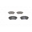 Jeu de 4 plaquettes de frein avant BOSCH 0 986 494 574 - Visuel 1