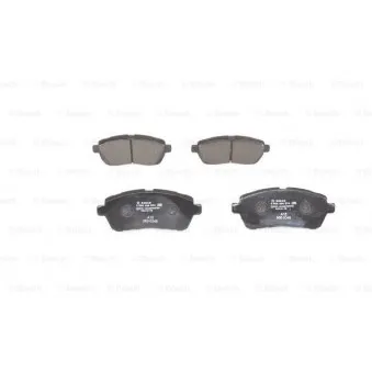 Jeu de 4 plaquettes de frein avant BOSCH 0 986 494 574