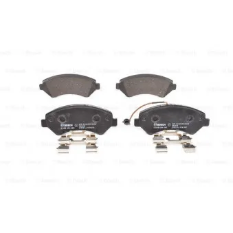 Jeu de 4 plaquettes de frein avant BOSCH 0 986 494 580