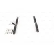 Jeu de 4 plaquettes de frein avant BOSCH 0 986 494 580 - Visuel 2
