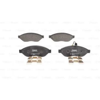 Jeu de 4 plaquettes de frein avant BOSCH 0 986 494 581