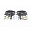 Jeu de 4 plaquettes de frein avant BOSCH 0 986 494 582 - Visuel 1