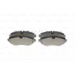 Jeu de 4 plaquettes de frein avant BOSCH 0 986 494 582 - Visuel 3