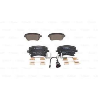 Jeu de 4 plaquettes de frein arrière BOSCH 0 986 494 583