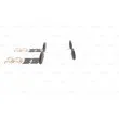 Jeu de 4 plaquettes de frein avant BOSCH 0 986 494 587 - Visuel 2