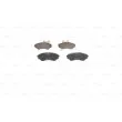 Jeu de 4 plaquettes de frein avant BOSCH 0 986 494 587 - Visuel 3