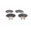Jeu de 4 plaquettes de frein avant BOSCH 0 986 494 589 - Visuel 1