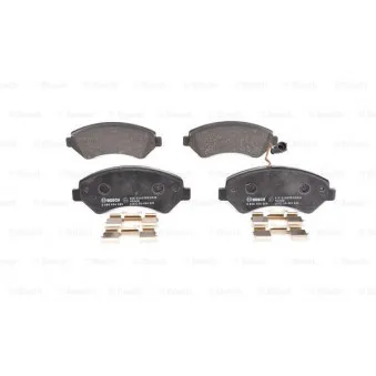 Jeu de 4 plaquettes de frein avant BOSCH 0 986 494 589
