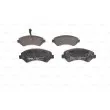 Jeu de 4 plaquettes de frein avant BOSCH 0 986 494 589 - Visuel 3