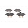 Jeu de 4 plaquettes de frein avant BOSCH 0 986 494 591 - Visuel 1