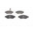 Jeu de 4 plaquettes de frein avant BOSCH 0 986 494 591 - Visuel 3